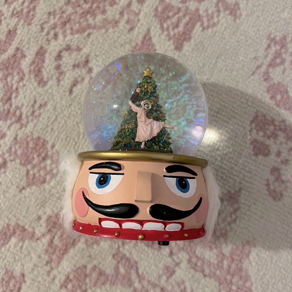 Nutcracker Snow Globe